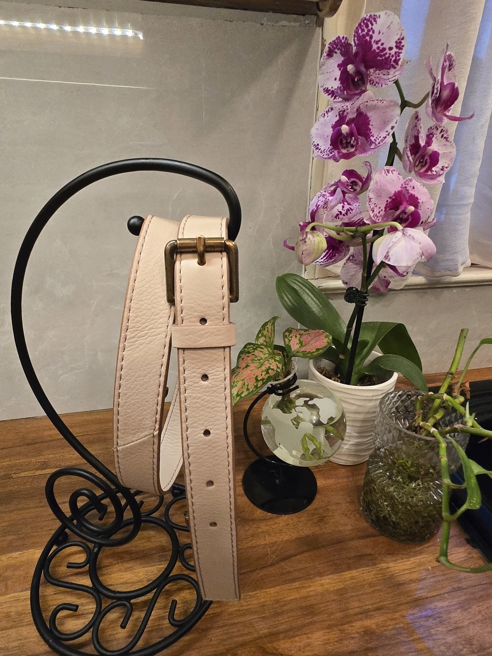 Fossil Purse Strap, Adjustable Brass Hardware